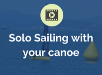 Solo sailing with your canoe